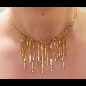 🌕GOLD AND GEMSTONE VINTAGE NECKLACE🌕